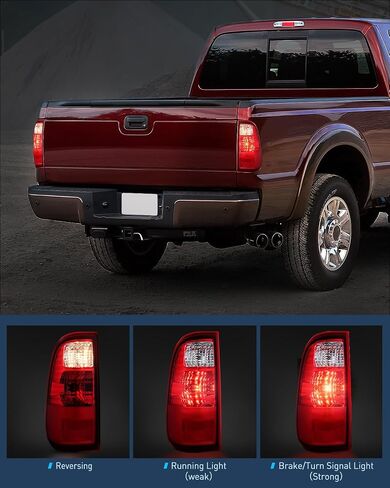 مجموعة الضوء الخلفي Nilight متوافقة مع 2008 2009 2010 2011 2012 2013 2014 2015 2016 Ford F250 F350 F450 Super Duty Tail Light Rear Lamp استبدال السائق وجانب الركاب in Saudi Arabia