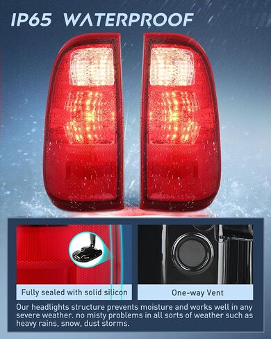 مجموعة الضوء الخلفي Nilight متوافقة مع 2008 2009 2010 2011 2012 2013 2014 2015 2016 Ford F250 F350 F450 Super Duty Tail Light Rear Lamp استبدال السائق وجانب الركاب in Saudi Arabia