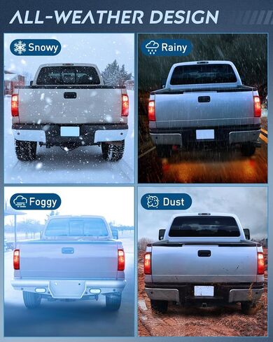 مجموعة الضوء الخلفي Nilight متوافقة مع 2008 2009 2010 2011 2012 2013 2014 2015 2016 Ford F250 F350 F450 Super Duty Tail Light Rear Lamp استبدال السائق وجانب الركاب in Saudi Arabia