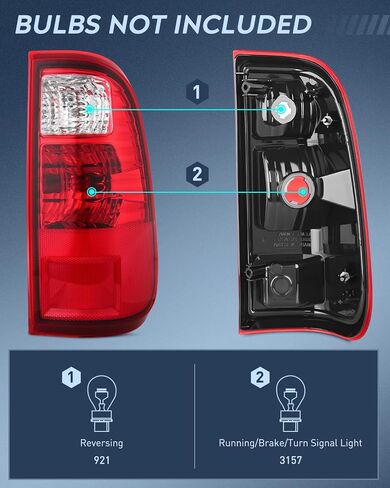 مجموعة الضوء الخلفي Nilight متوافقة مع 2008 2009 2010 2011 2012 2013 2014 2015 2016 Ford F250 F350 F450 Super Duty Tail Light Rear Lamp استبدال السائق وجانب الركاب in Saudi Arabia