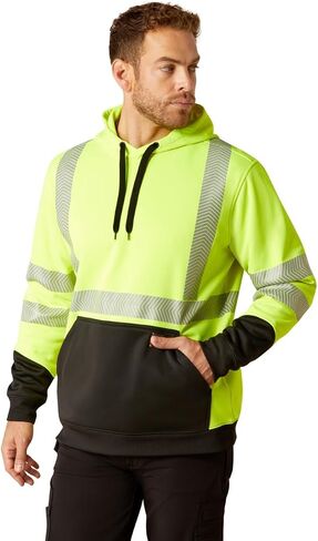 ARIAT Men's Rebar Hi-Vis Hoodie, Hi-Vis Yellow, 3X-Large Tall in Saudi Arabia