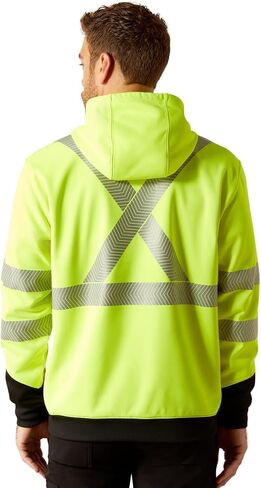 ARIAT Men's Rebar Hi-Vis Hoodie, Hi-Vis Yellow, 3X-Large Tall in Saudi Arabia