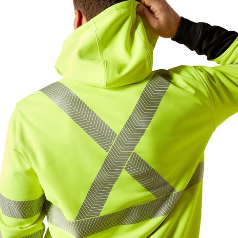 ARIAT Men's Rebar Hi-Vis Hoodie, Hi-Vis Yellow, 3X-Large Tall in Saudi Arabia