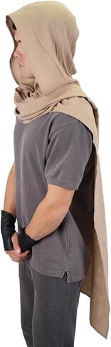 Sand Dune Cape Cloak Desert Wasteland Chani Costume Cosplay Burning Man Festival Shawl Wrap Scarf Post Apocalytic in Kuwait