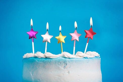 10 Cute Heart Shaped and Star Birthday Candles Multi Color Cake Candle Toppers for Party Wedding Cake Decoration Supplies Cute Birthday Decorations (Classic, Heart Star) in Saudi Arabia