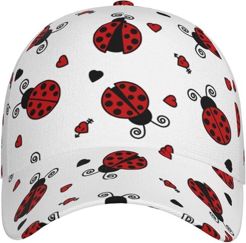 Ladybug Cap Cute Baseball Cap Cute Sun Hat Adjustable Cap Funny Hat Trucker Hat Cap for Women Men in Saudi Arabia
