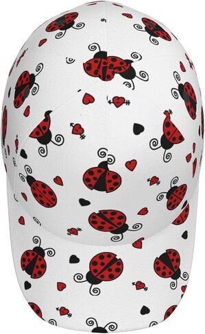 Ladybug Cap Cute Baseball Cap Cute Sun Hat Adjustable Cap Funny Hat Trucker Hat Cap for Women Men in Saudi Arabia