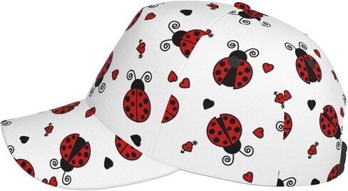 Ladybug Cap Cute Baseball Cap Cute Sun Hat Adjustable Cap Funny Hat Trucker Hat Cap for Women Men in Saudi Arabia