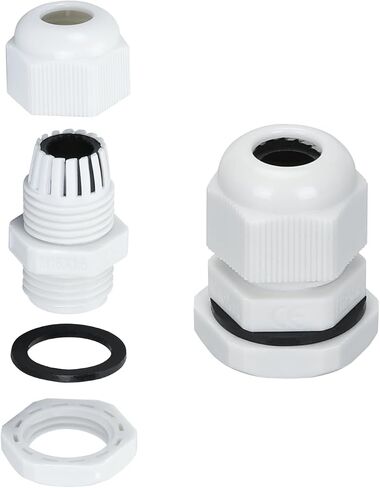 Versatile Weatherproof ABS Solar Single Cable Entry Gland, 3mm² to 12mm² for RV Boats, Yachts,Rooftop Solar Installations(1Pack) in Saudi Arabia