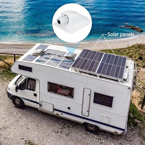 Versatile Weatherproof ABS Solar Single Cable Entry Gland, 3mm² to 12mm² for RV Boats, Yachts,Rooftop Solar Installations(1Pack) in Saudi Arabia