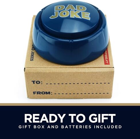 Funny Gift for Dads and Kids 75 Hilarious Dad Jokes - Ready to Gift Box, Fun for Dads, Kids, Grandpa, Uncles, The Gift of Laughs, Perfect Stocking Stuffer in Saudi Arabia