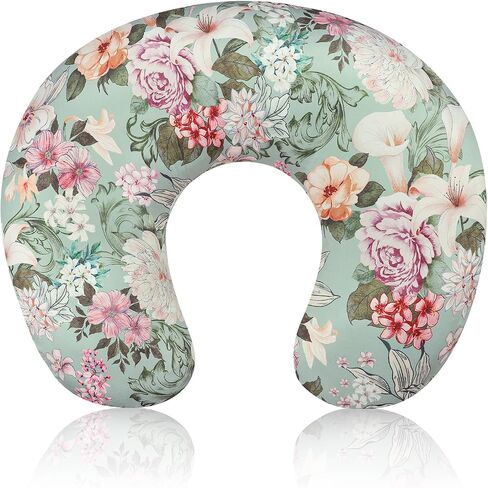 Nursing Pillow Cover for Baby Girls Boys, Breastfeeding Pillow Cover, Stretchy Removable Feeding Pillow Case for Newborns, Ultra Soft and Comfortable Nursing Pillow Slipcover, Daisy Floral in Saudi Arabia
