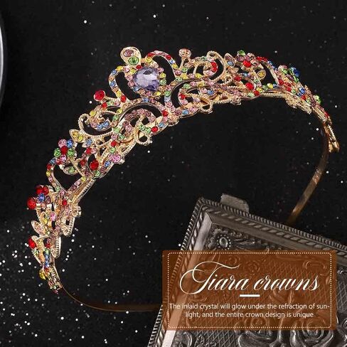 Kilshye Crystal Wedding Crowns and Tiaras Rhinestone Bridal Headband Prom Princess Headpiece for Women and Girls in Saudi Arabia