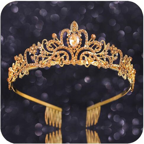 Kilshye Crystal Wedding Crowns and Tiaras Rhinestone Bridal Headband Prom Princess Headpiece for Women and Girls in Saudi Arabia