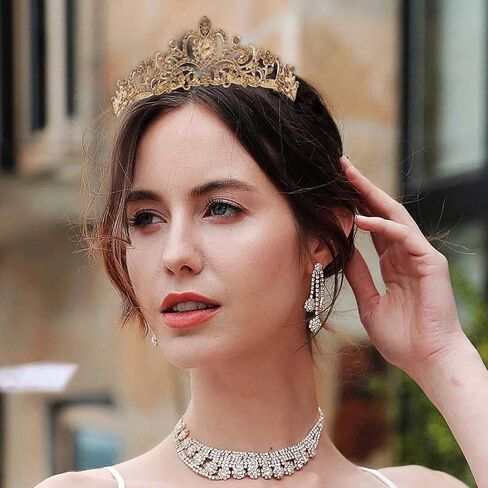 Kilshye Crystal Wedding Crowns and Tiaras Rhinestone Bridal Headband Prom Princess Headpiece for Women and Girls in Saudi Arabia