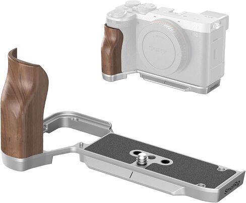SmallRig A7C II / A7CR Handgrip L-Shape Grip for Sony Alpha 7C II/Alpha 7CR, Quick Release Plate for Arca, Lightweight Silicone Side Handle, for Quickly Switch on Tripods/Handheld Shooting - 4797 in Saudi Arabia