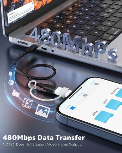 موكو لايتنينج إلى USB-C محول آيفون 17 16 15، شحن فقط، 4 قطع in Kuwait