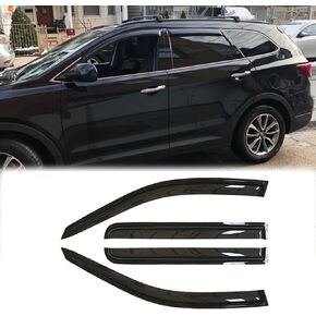 Original Side Window Wind Deflector,4pcs Out-Channel Tape-On Nice Sun Rain Guards Set,Window Visor fit for 2003-2009 Toyota 4Runner N210 xp 94924