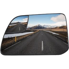 Driver Side Mirror Replacement for Ford Edge 2009 2010 2011 for Lincoln MKX 2011 - Left Side Mirror Glass, Rear View Mirrors Glass with Power Heated