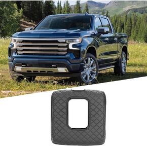 Center Console Cover Compatible with Silverado Sierra 2019 2020 2021 2022 2023 Jump Seat Console Leather Armrest Cover