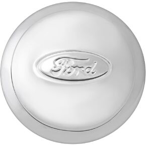 KA8005 Center Cap (Ford 1934 Stainless Steel Wire Wheel, Ford Script Oval Logo)