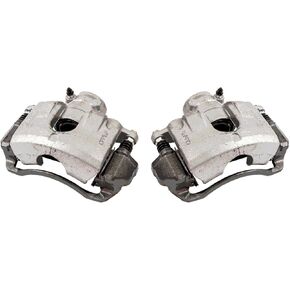 Callahan BRAKE PARTS OE Replacement Semi-Loaded Front Brake Calipers Set [For 2008 2009 2010 2011 Ford Focus]