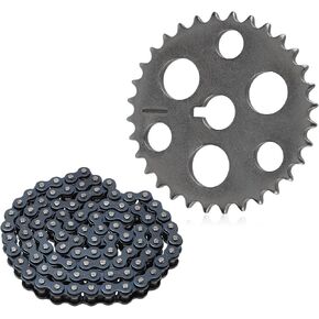 M MATI Cam Chain & Gear Sprocket for Yamaha Warrior 350 Wolverine 350 Big Bear 350 Moto-4 350 YFM350 1989-2005 3HN-12176-00-00 94500-02090-00
