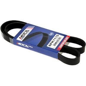 MOCA 6PK1115 EPDM Serpentine Belt fits 2008-2012 for Volkswagen for Audi for Honda 2.0L 2.2L