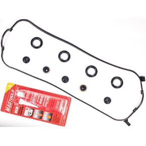 VS50493R &Gasket Maker Engine Head Valve Cover Gasket With Spark Plug Tube Seals and Grommets Fit ACURA CL 1997-1999；HONDA ACCORD 1994-2002；HONDA ODYSSEY 1998;ISUZU OASIS 1998-1999 2.2L 2.3L.