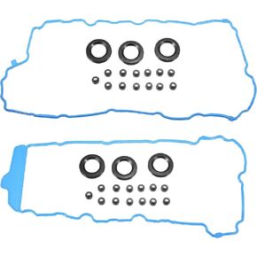 Engine Valve Cover Gasket Seal Set VS50808R Rubber with Grommets Valve Cover Gasket Seal for GMC Terrain 2010-2013