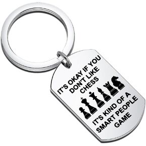 FAADBUK Chess Keychian Chess Player Gift Chess Lover Gift Chess Hand Gift Chess Master Gift