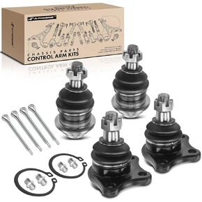 A-Premium Set of 4, Front Upper & Lower Ball Joints Kit, Compatible with Dodge D50 1982, Ram 50 1983-1993, Mitsubishi Mighty Max 1983-1996, Plymouth Arrow Pickup 1982