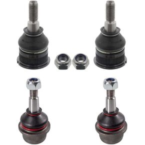 Set of 4 Front Upper & Lower Ball Joints Left + Right FEBI for VW Beetle Karmann Ghia