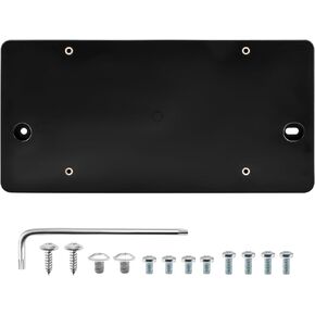 Rear License Plate Mount Tag Bracket Compatible with Audi A3 A4 A5 A6 A8 Quattro Sportback Allroad S3 S4 S5 S6 RS RS3 RS4 RS5 RS6 S8 Replaces 8W58271139B9, Rear Bumper License Plate Bracket