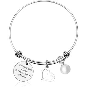 Promoted To Auntie Gift New Auntie Gifts Jewelry Pregnancy Announcement Gifts for Aunt First Time Auntie to be Gifts New Aunt Gifts from Sister New Aunt Jewelry Expecting Aunt Gift Mother's Day Gift