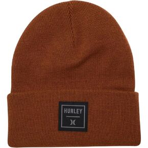 Hurley Men's Shifty Beanie - Lightweight Classic Double Layered Flat Knitted Bonnet Winter Hat for Men in Kuwait