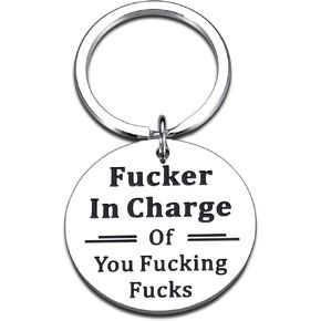 Christmas Stocking Stuffers for Coworker Boss, Funny Boss Gifts Keychain, Office Gag Gifts for Bosses, Customer Services Gifts, Boss Lady Gifts for Women, Funny Christmas Xmas Gifts for Coworker