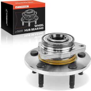 A-Premium Front Wheel Bearing and Hub Assembly with 5-Lug Compatible with Dodge Ram 1500 2002 2003 2004 2005 2006 2007 2008, with 2-Wheel ABS