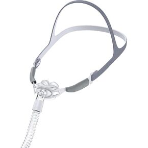 Cushion-Flex TM Nasal CPAP Mask Sleep Apnea - CPAP Nasal Pillows - Includes Headgear, Frame, Elbows and Soft Sleeve - Reusable CPAP Supplies