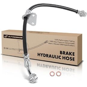 A-Premium Rear Passenger Brake Hydraulic Hose Compatible with Select Honda Models - S2000 2006 2007 2008 2009 2.2L - Replace# 01466S2A010