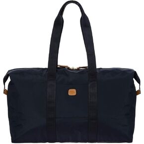 Bric's X-Bag/X-Travel 2.0 Overnight Weekender Folding Duffel Bag - 22" Carry On Bag - Navy