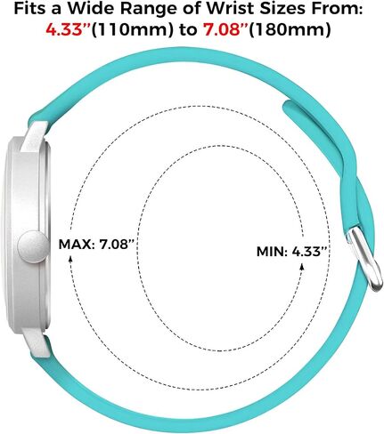 Nurse Watch for Medical Doctor Professionals Student Easy Read Dial with Luminous 24 Hours Red Second Soft Thin Silicone Band 50M Waterproof in Saudi Arabia