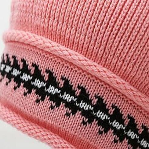 XYX Winter Warm Elastic Soft Ear Protection Knitted Sherpa Ski Hats Fleece Lined Peruvian Cover Ears Beanie Hat in Saudi Arabia