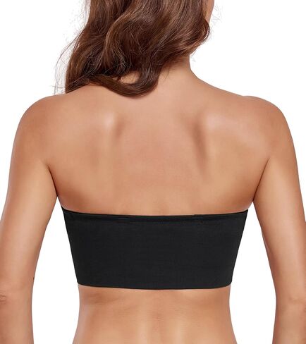 Lemorosy Women's Wireless Bandeau Bra Multiway Convertible Bralette Seamless Non-Slip Comfortable Strapless Tube Top Bra in Saudi Arabia