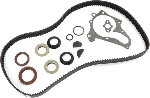 TBK138 طقم حزام توقيت المحرك مع حشية الختم يناسب 87-01 تويوتا كامري/سيليكا/ MR2/ RAV4/ سولارا 2.0 2.2L OE TBK138 ITM138 TS26138 13568-09041 13503-63011 16110-79026 in Kuwait