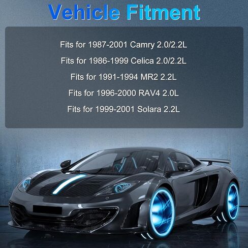 TBK138 طقم حزام توقيت المحرك مع حشية الختم يناسب 87-01 تويوتا كامري/سيليكا/ MR2/ RAV4/ سولارا 2.0 2.2L OE TBK138 ITM138 TS26138 13568-09041 13503-63011 16110-79026 in Kuwait