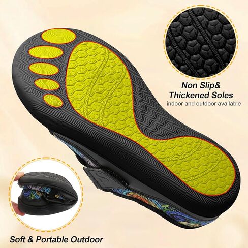 Spesoul شباشب نسائية واسعة قابلة للتعديل أحذية منزلية داخلية وخارجية شباشب بيرفوت أحذية مشي مريحة وذمة منتفخة أحذية لمرضى السكري in Kuwait