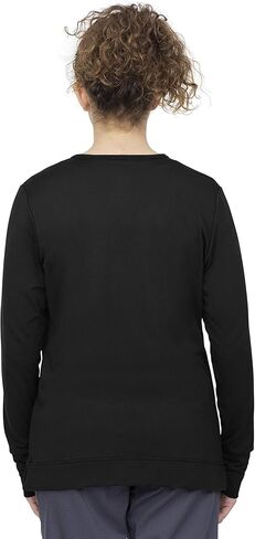 سترة صوفية للنساء من Healing Hands Scrubs Becca برقبة على شكل حرف V - أسود - مقاس XXX-Large in Kuwait