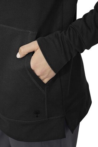 سترة صوفية للنساء من Healing Hands Scrubs Becca برقبة على شكل حرف V - أسود - مقاس XXX-Large in Kuwait