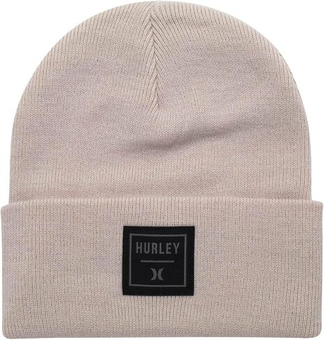 قبعة شتوية رجالية من Hurley - قبعة شتوية كلاسيكية خفيفة الوزن ومزدوجة الطبقات ومسطحة للرجال in Kuwait